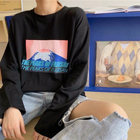 THE PEAKS OF FUJISAN Snowberg Mountain Printed Long Leeve T-shirt - Thumbnail 4