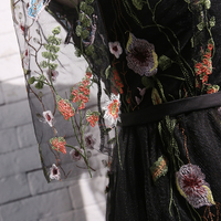 Cute lace short prom dress black homecoming dress - Thumbnail 3