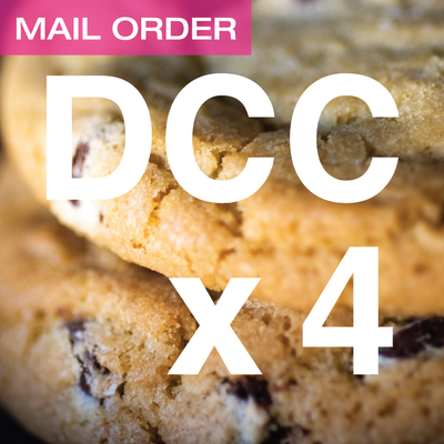 Dark chocolate chip 4-pack-mail order