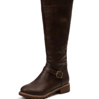 Classy Thigh High Women's Boots - Thumbnail 4