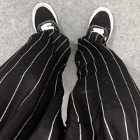 Free Shipping-VERTICAL STRIPED CASUAL PANTS - Thumbnail 3