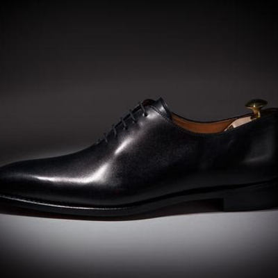 New black office derby leather lace up office shoes