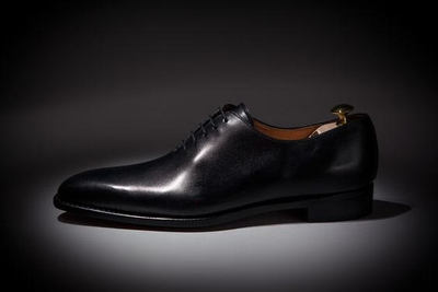 New Black office derby leather lace up office shoes