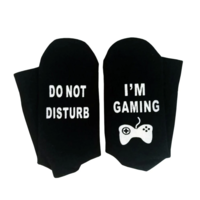 "DO NOT DISTURB I AM GAMING" SOCKS  - Thumbnail 2