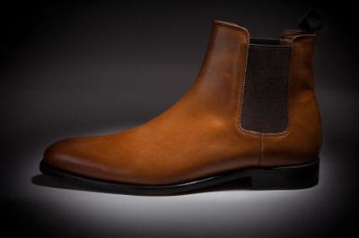 Hot Sale Men's Brown Leather Chelsea Boot