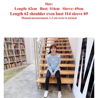 Cute Pastel Cloud Winter Autumn Loose Oversized Casual Knit Sweater Sweatshirt Pullover Jumper Shirt E-Girl Kawaii Korean Japanese Harajuku Streetwear - Thumbnail 5