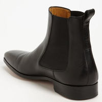 Adult Black Chelsea Leather Handmade Boot - Thumbnail 2