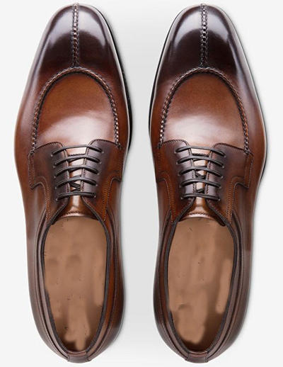 Best Two Tone Split toe Handmade Leather Shoes