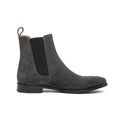 New grey suede handmade adult chelsea