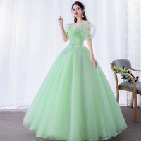 Cute A line princess dress formal dress - Thumbnail 4