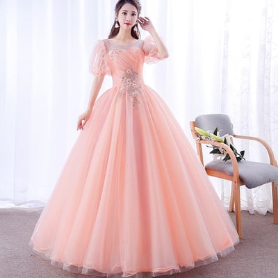 Cute a line princess dress formal dress - Thumbnail 4
