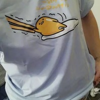 Funny Lazy Egg Cartoon Anime Print Casual Loose Short Sleeve Tee Shirt T-shirt Top E-Girl Kawaii Korean Japanese Harajuku Streetwear - Thumbnail 5