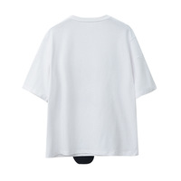 Cute Panda Bear Fleece Hungry Casual Summer Oversized Short Sleeve Tee Shirt T-shirt Top E-Girl Kawaii Korean Japanese Harajuku Streetwear - Thumbnail 5