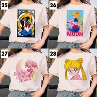 Japanese Anime Girl Funny T-shirt Short Sleeve T-Shirt  - Thumbnail 8