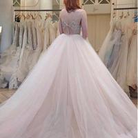 Wonderful Tulle Spaghetti Straps Neckline Ball Gown Wedding Dress With Beadings & Pleats,769 - Thumbnail 1