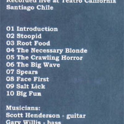 Scott henderson tribal tech chile 1994 dvd