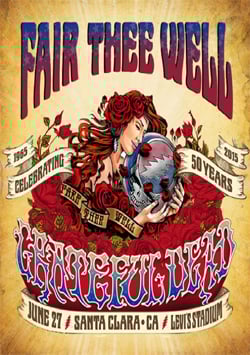 GRATEFUL DEAD Live At The Levi Stadium, Santa Clara , CA 07.27.2015 2DVDs