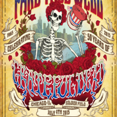 Grateful dead live at the soldier field, chicago, il. 07.04.2015 2dvds