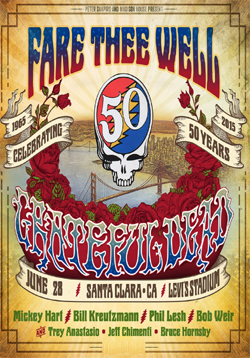 GRATEFUL DEAD Live At The Levi Stadium, Santa Clara , CA 07.28.2015 2DVDs