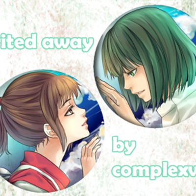 Spirited away button set