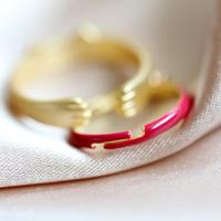 Kawaii Lucky Cat Ring Set - Thumbnail 4