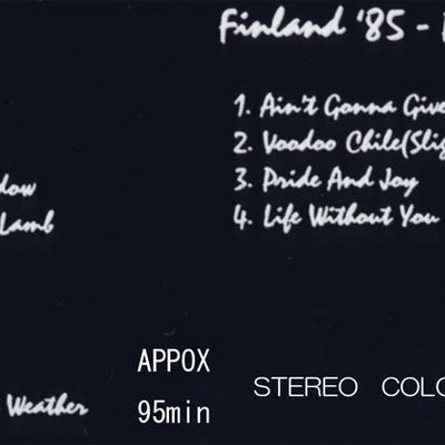 Stevie ray vaughan live italy n'88 & finland '85 dvd