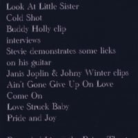 STEVIE RAY VAUGHAN Live New Jersey '85 DVD - Thumbnail 1