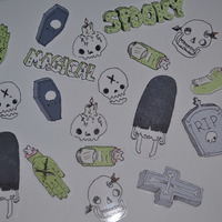 Spooky Scary Sticker Set - Thumbnail 1