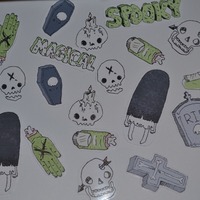 Spooky Scary Sticker Set - Thumbnail 2