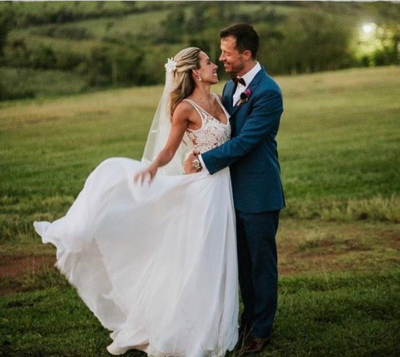 Bohemain Wedding Dresses V Neck Backless Chiffon Appliques See Through Garden Country Beach Bridal Gowns vestido de novia Plus Size,774