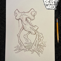 BONE MONSTER pencil artwork - Thumbnail 1