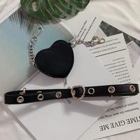 Harajuku Heart Belt With Purse - Thumbnail 1