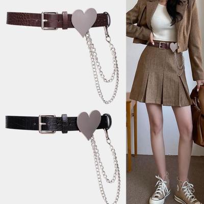 Harajuku jk chain heart belt 
