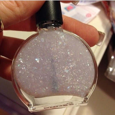 Blue/green flake opalescent top coat