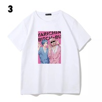 Anime Cartoon Yaoi Causal Short Sleeve Shirt - Thumbnail 6