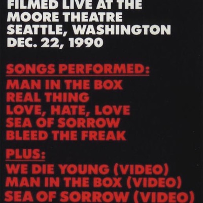 Alice in chains live facelift dvd