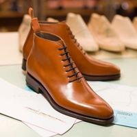 Best Handmade Pure Leather Ankle High Boot For Men's - Thumbnail 1