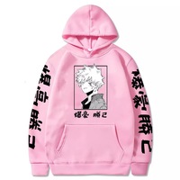 Japanese Anime Superhero Cartoon Print Hoodie  - Thumbnail 3