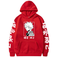 Japanese Anime Superhero Cartoon Print Hoodie  - Thumbnail 5