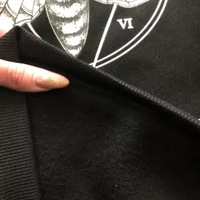 Vintage Devil Triangle Horn Loose Sweater Sweatshirt Long Sleeve Pullover Jumper Winter Goth Punk E-Girl Kawaii Korean Japanese Harajuku Streetwear - Thumbnail 9