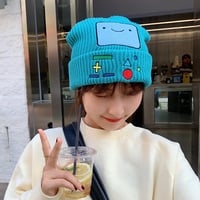 Cute Smile Knitted Beanie Hat - Thumbnail 7