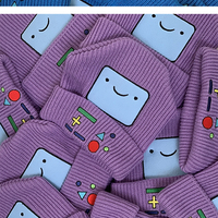 Cute Smile Knitted Beanie Hat - Thumbnail 3