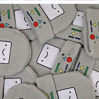 Cute Smile Knitted Beanie Hat - Thumbnail 6