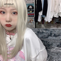 Sweet Anime Girl Cartoon Print Loose Long Sleeve Sweatshirt Sweater Pullover Jumper Autumn Causal E-Girl Kawaii Korean Japanese Harajuku Streetwear - Thumbnail 5