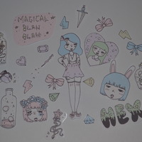 Magical Blah Blah Sticker Set - Thumbnail 1