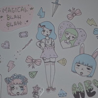 Magical Blah Blah Sticker Set - Thumbnail 2