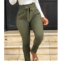 Casual Army Green Pants-1