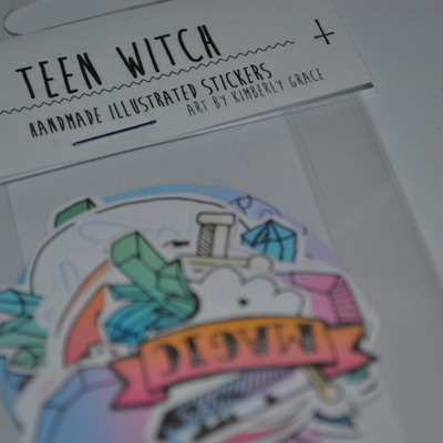 Teen witch sticker set