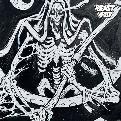 DAYS OF THE DEAD ink artwork