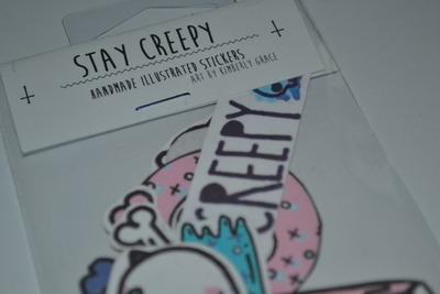 Stay Creepy Sticker Set